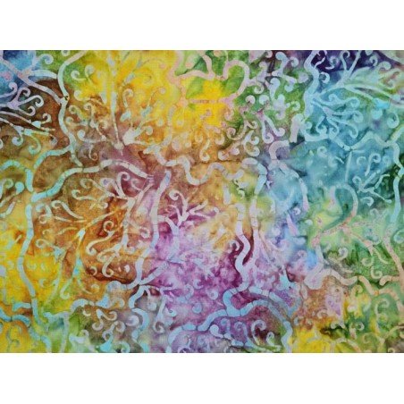 Tela batik por metros multicolor