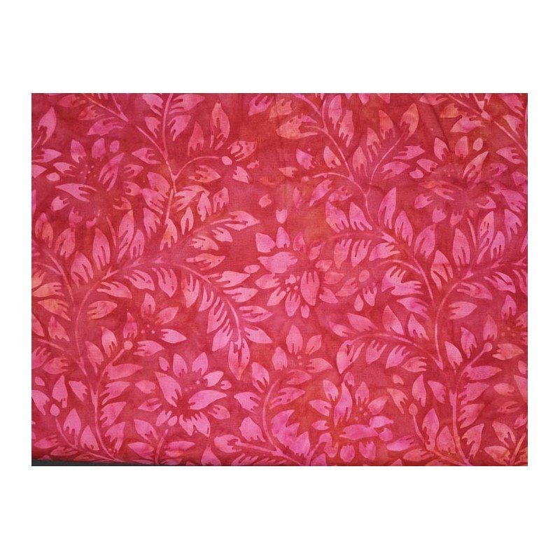 Tela batik por metros rosa