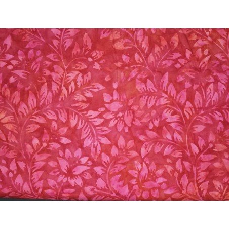 Tela batik por metros rosa