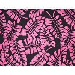 Tela batik por metros rosa-negro
