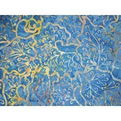 Tela batik por metros azul