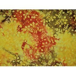 Batik fabrik per meter brown-green