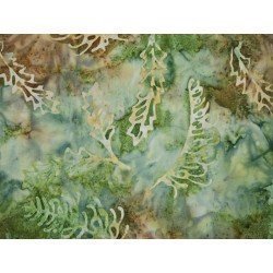 Batik fabrik per meter brown green