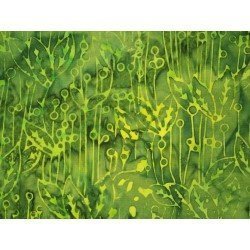 Tela batik por metros verde