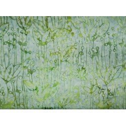 Tela batik por metros tonos verdes