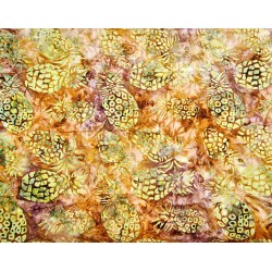Fat Quarter Tela Batik pineapples printed M29