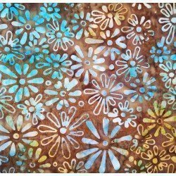 Precut batik fabric in fat quarter (FQ) size, 56x46cm.