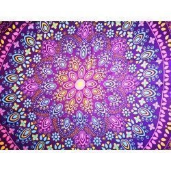 Pareo balinés mandalas lila