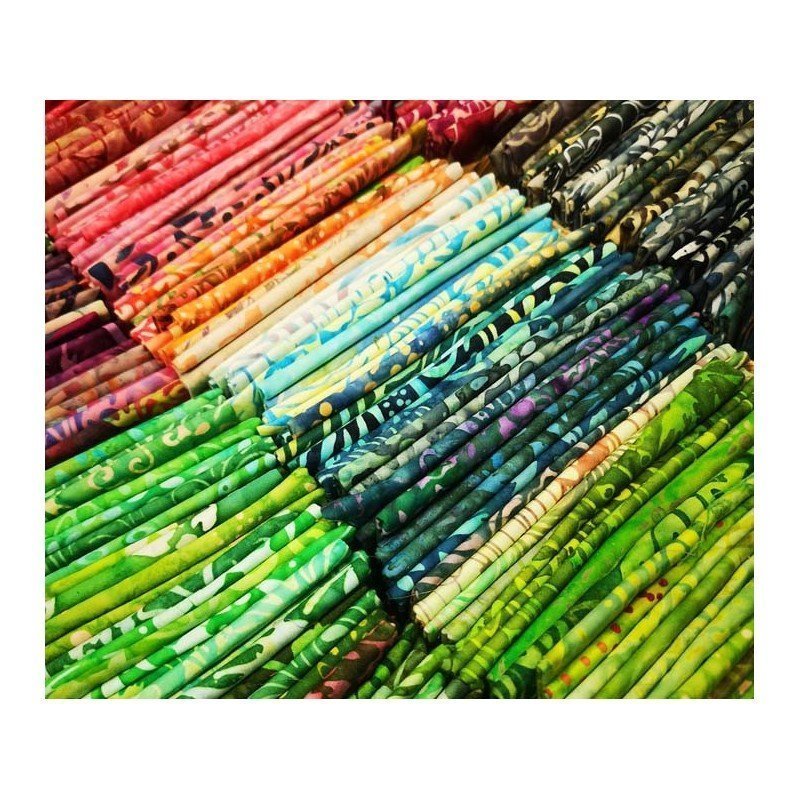 Fat quarters of batik fabrik for patchwork Fat quarters of batik fabrik for patchwork