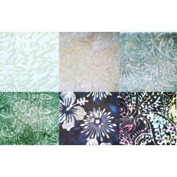 Pack 6 Fat Quarters Grises
