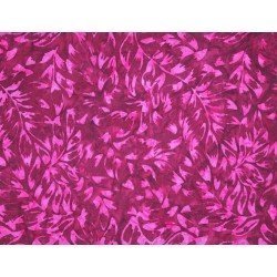 Abanico con tela batik rosa-lila RL7